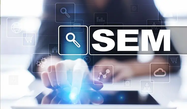 Organic Search Marketing Background Image
