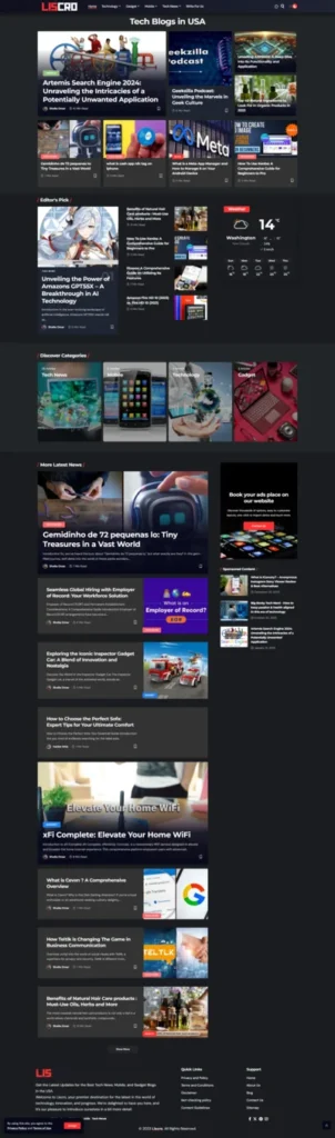 Blogging site